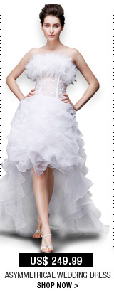 Asymmetrical Wedding Dress