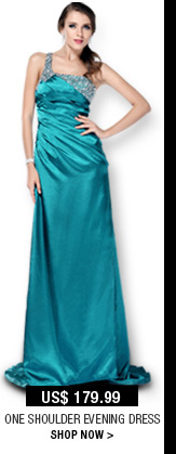 One Shoulder Evening Dress