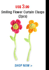 Smiling Flower Curtain Clasps