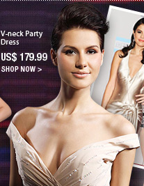 V-neck Party Dress