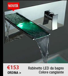 Rubinetto LED da bagno Colore cangiante