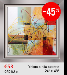 Dipinto a olio astratto