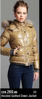 Hooded Quilted Down Jacket