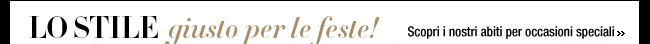 Lo stile giusto per le feste!