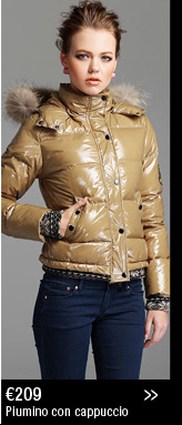 Piumino con cappuccio