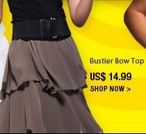 Bustier Bow Top
