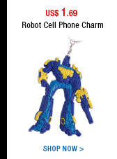 Robot cell phone charm 