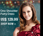 One Shoulder Party Dress