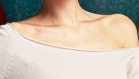Off The Shoulder Cashmere Dress