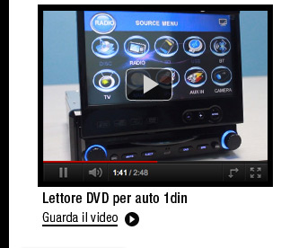 Lettore DVD per auto 1din