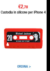 Custodia in silicone per iPhone 4