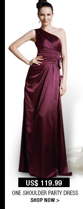 One Shoulder Party Dress
