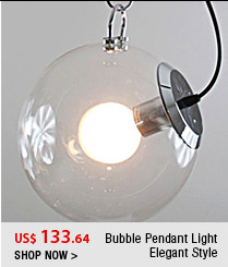 Bubble Pendant Light Elegant Style
