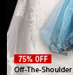 Off-The-Shoulder Wedding Dress