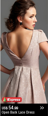 Open Back Lace Dress