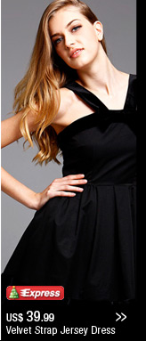 Velvet Strap Jersey Dress