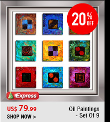 Oil Paintings- Set Of 9