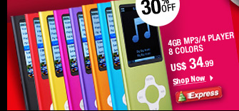 4GB MP3/4 Player