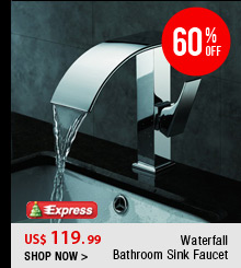 Waterfall Bathroom Sink Faucet