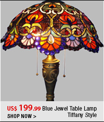 Blue Jewel Table Lamp