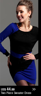Two Piece Sweater Dress