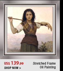 Stretched Frame Oil Painting