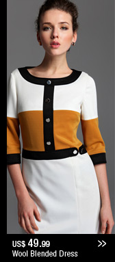 Wool Blended Dress