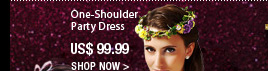 One-Shoulder Party Dress