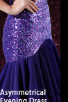 Asymmetrical Evening Dress