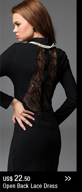 Open Back Lace Dress