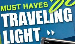 Must Haves For Traveling Light