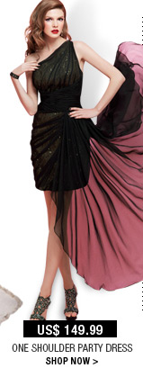 One Shoulder Party Dress
