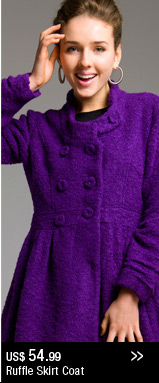 Ruffle Skirt Coat