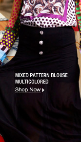 Mixed Pattern Blouse