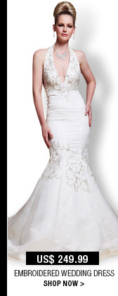 Embroidered Wedding Dress