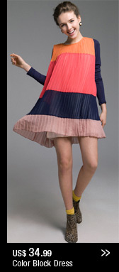 Color Block Dress