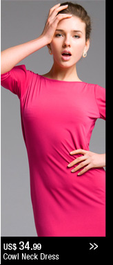 Cowl Neck Dress
