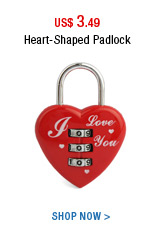 Heart-Shaped Padlock