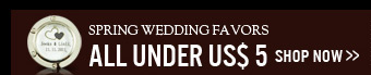 Spring Wedding Favors