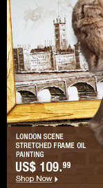 London scene Scene Stretched Frame Oil Painting