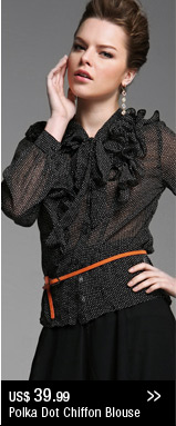Polka Dot Chiffon Blouse