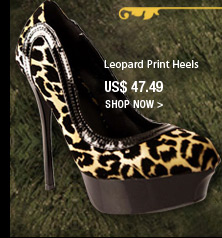 Leopard Print Heels
