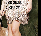 Leopard Cowl Dress
