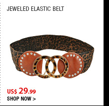 Jeweled Elastic Belt 