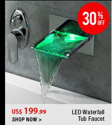 LED Waterfall Tub Faucet