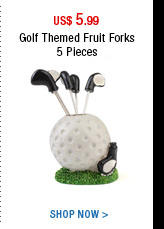 Golf Themed Fruit Forks