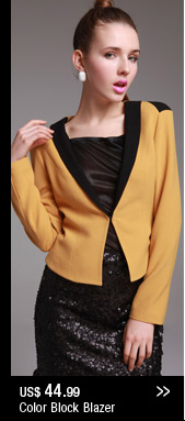 Color Block Blazer