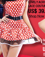 Lovely Acrylic Lace Costume