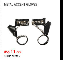 Metal Accent Gloves