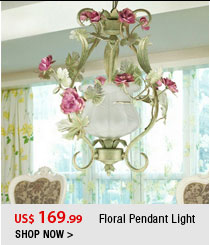 Floral Pendant Light